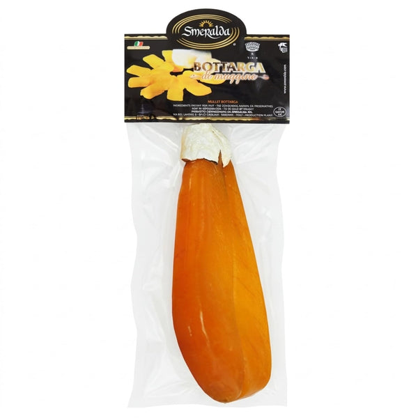 Smeralda Bottarga di Muggine Whole Bottarga from Sardinia, Italian Grey Mullet Roe,