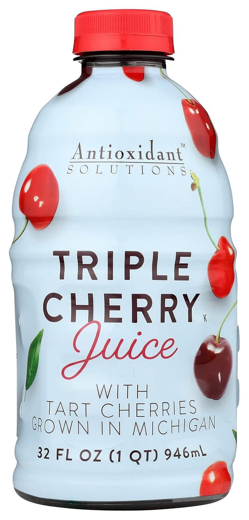 Antioxidant Solutions 100% Triple Cherry Juice - No Added Sugar - High