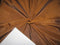 Generic 100% Pure Silk Taffeta Fabric Iridescent Mustard Brown x Black Colour 54"