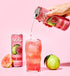 12 Oz (Pack 12) FRUGA Pink Guava Sparkling Fruit Super Soda, Prebiotic Soda, Low Calorie, Healthy Soda Benefits