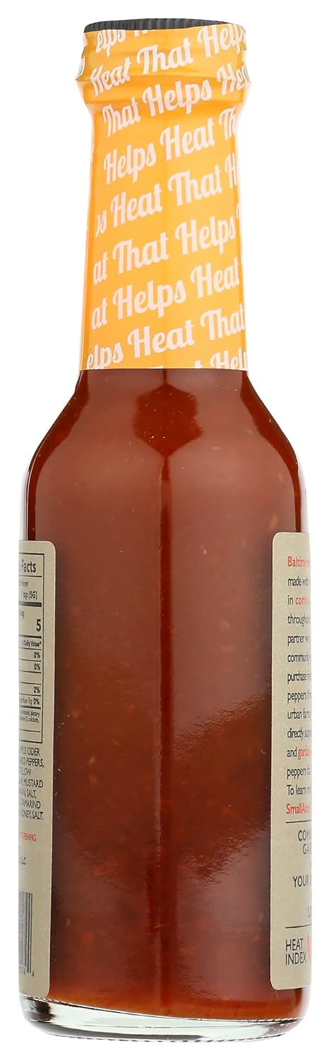 5 OZ SMALL AXE PEPPERS The Baltimore Habanero Ginger Hot Sauce