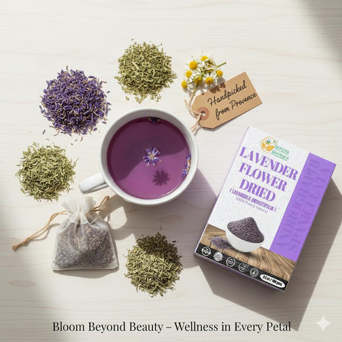 3.5 oz (100g) Herbs Botanica Dried Lavender Buds Premium Culinary Grade Lavender Flowers Extra Blue Grade for Baking