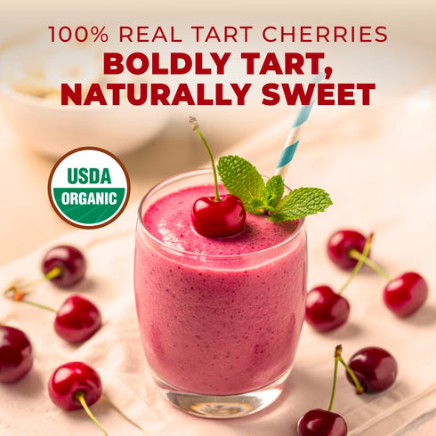 Set 2x1.1 Lb Gya Tea Co Tart Cherry Powder & Whole Milk Powder - Non-GMO - For Baking, Smoothies & Recipes