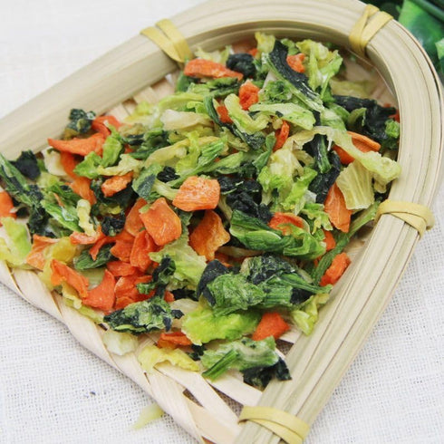 wa sai luo (250g) Mixed Freeze-dried Vegetable Jerky, Various Freeze-dried Vegetable Chips, Carrots, Green Cabbage