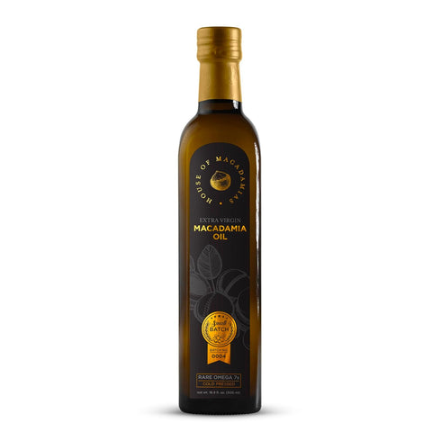 House of Macadamias, Macadamia Nut Oil, Extra Virgin, High Heat Cooking Oil,