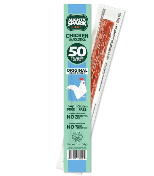 Mighty Spark Chicken Snack Stick - Original Sea Salt & Pepper -