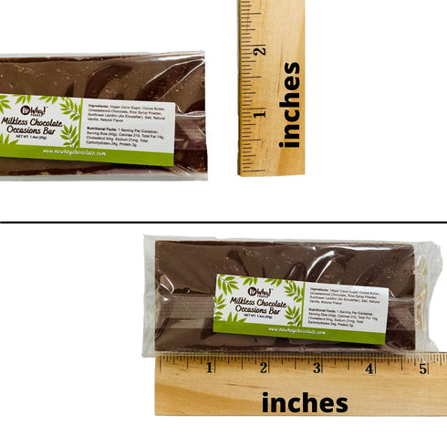 (2 Pack) Vegan Gifts | Allergy Friendly Gift | I Miss You | Milkless Occasion Chocolate Bars | Vegan, Dairy Free
