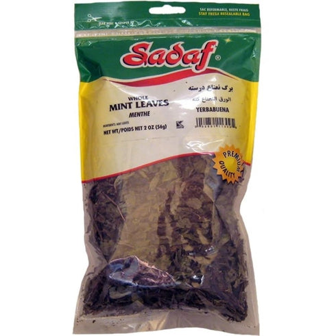 Sadaf Whole Mint Leaves - Dried Mint Leaves for Cooking & Food
