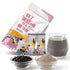 xapuo 750g Black Soybean Milk Powder Instant Mix, Pure Whole Bean, No Sugar