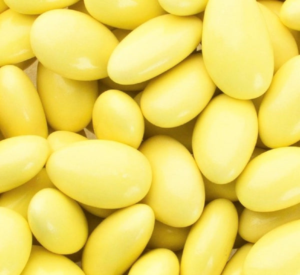 Yellow Jordan Almonds by Its Delish, 2 LBS Bulk | Sugared Almond