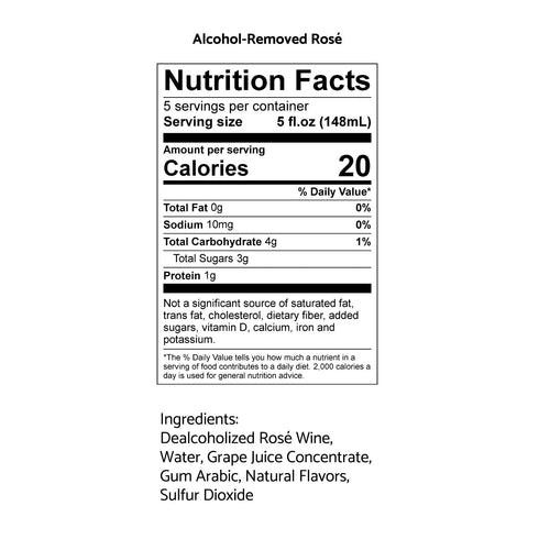 20 5 oz. Missing Thorn Rose Alcohol-Removed Zinfandel Wine by Aaron Pott - Sip Clean Non-alcoholic Wine with Berries