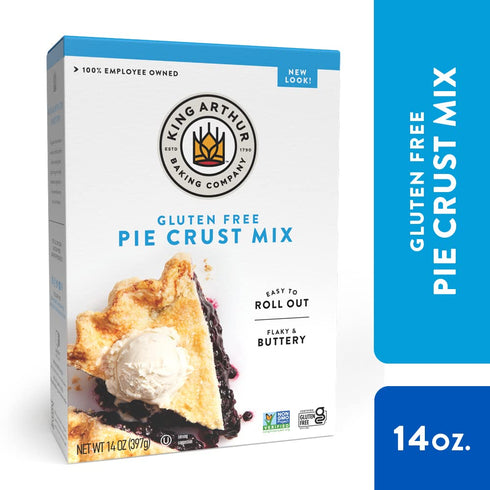 Packaging 14 (Pack 6) King Arthur Gluten-Free Pie Crust Mix, May Vary, Ounces