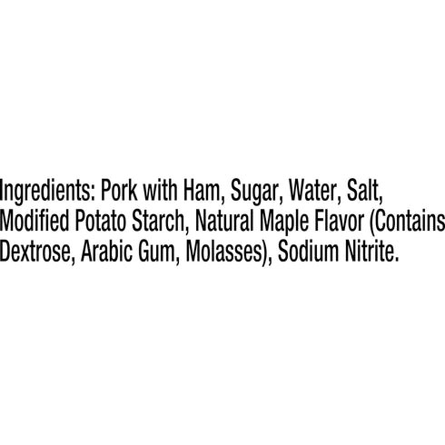 12 oz (4-Pack) SPAM Maple Flavored Canned Ham, Can