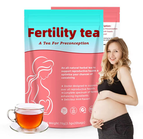 Generic 20 70g Fertility Tea for Preconception Support, Mint Flavor, Bags, One Month Supply, natural