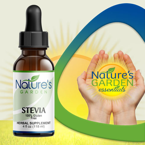 4 oz Nature's Garden - Stevia - Liquid- Single Alcohol Free - Sugar Substitute