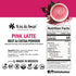 TE HE DE AMAR 5.3 oz (150g) 38 PINK LATTE | BEETROOT & COCOA | Powder mix to prepare tea lattes DELICIOUS, INDULGENT