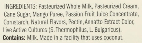 La Fermiere 5.6 OZ Mango Passion Fruit Yogurt