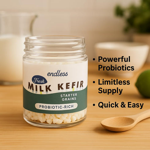 1224 Cultures for Health ENDLESS Milk Kefir Grains | Live Starter Culture | Make Tangy, Probiotic Kefir in Hours |