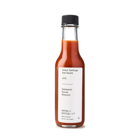Señor Lechuga Hot Sauce, Made from Carolina Reaper Peppers and Habanero Pepper
