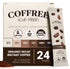 COFFREE Organic Instant Coffee Packets - 0% Decaf Convenient Coffee Sticks, Mold