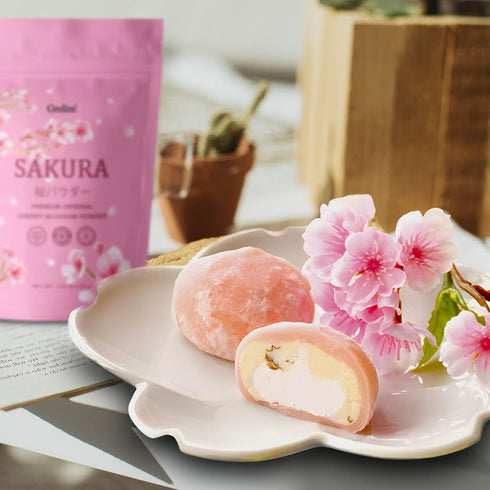 GRELIM Sakura Powder Premium Original Cherry Blossom Powder for Baking, 4.23 Oz, Made in Kanagawa, Perfect for