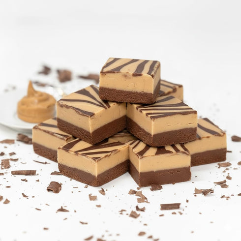 Valley Fudge Peanut Butter Chocolate Fudge Two Pounds | Fresh Artisan Fudge