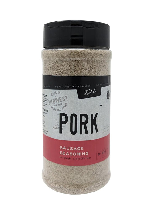 Todd's Pork Sausage Seasoning, 16 oz jar