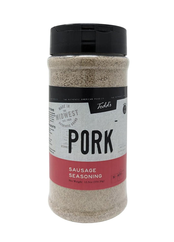 Todd's Pork Sausage Seasoning, 16 oz jar