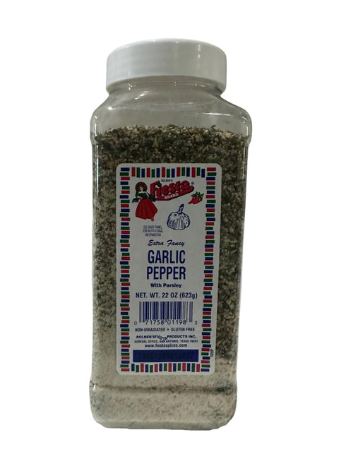 Bolner's Fiesta Extra Fancy Garlic Pepper Blend 22oz
