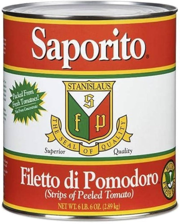 Generic Saporito Tomato Fillets 6lb 6oz Can