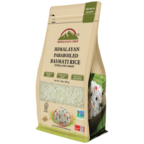 Himalayan Chef - Himalayan Parboiled Basmati Rice, Healthy & Extra Long Grain