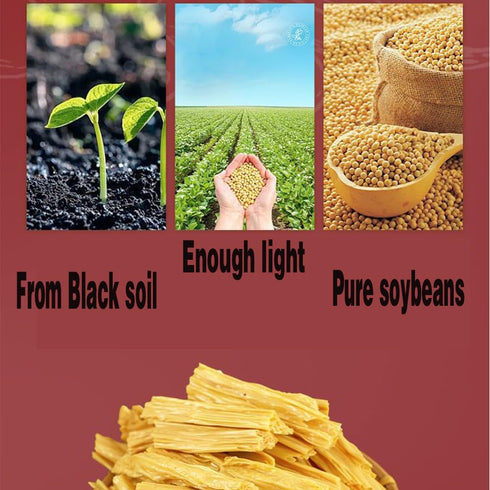 QLMLWR Sticks,238g/8.39oz,2 Pack,Asian Tofu SkinYubaDried Bean Curd Sticks, Dried Bean Curd Stick,Handmade Soy Tofu