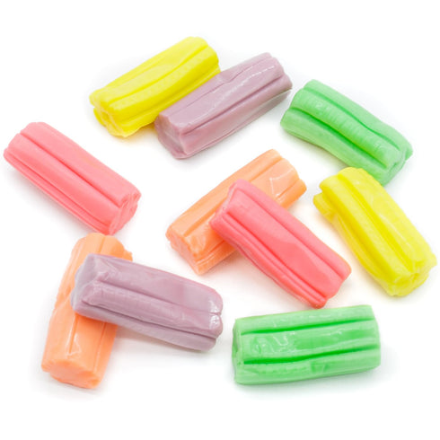 3 lb 5 Fruit Chews Candy Bulk - Individually Wrapped, Retro Candy in Resealable Bag, Assorted Flavors, Soft & Delicious