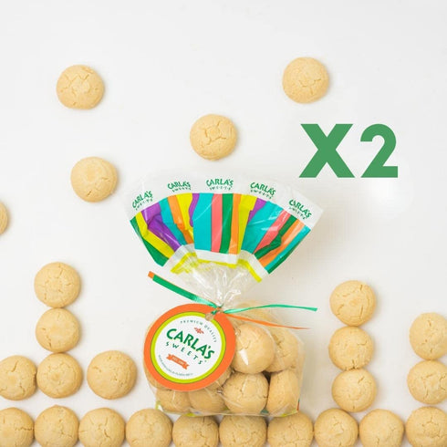 Carla's Sweets 21 (2 2 Assortment Guava Cakes, Mantecaditos Bags)