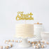 Gold Glitter First Communion Cake Topper - Decoration for Kids' First Communion Cake