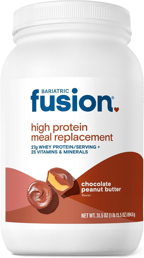 Bariatric Fusion Meal Replacement Protein 21 Serving Tub Chocolate Peanut Butter for