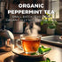 Maud's Organic Peppermint Tea Pods, 24 ct Recyclable Single Serve Pods, Compatible with Keurig K Cups