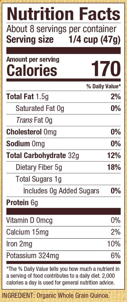 13 (Pack 1), Bob's Red Mill Organic White Quinoa - Ounce of Vegan, Gluten Free, Non GMO, Complete Plant Protein, Whole
