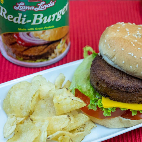 (15 oz.), 6 Pack) Loma Linda - Plant-Based Meats (Redi-Burger