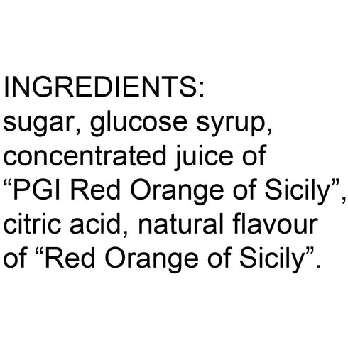 Serra Le Italiane - Italian Natural Hard Candy Filled With Red Orange From Sicily, 3.5 Ounce
