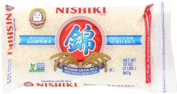 Nishiki Sushi Rice 32 oz each (6 Items Per Order)