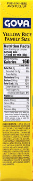 Pack, 14 oz, 2-Pack Goya Yellow Rice Mix Family