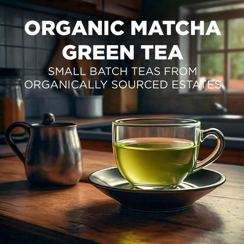 Maud's Organic Matcha Green Tea Pods, 24 ct, Recyclable Single Serve Tea Pods Compatible with Keurig K Cups