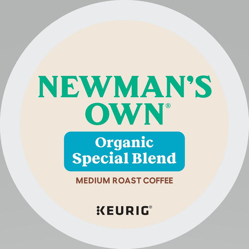 96 Count Newman's Own Organics Special Blend Keurig Single-Serve K-Cup Pods, Medium Roast Coffee