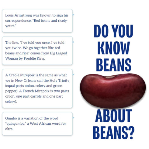 16 (Pack 6) Blue Runner Creole Cream Style Navy Beans Ounce