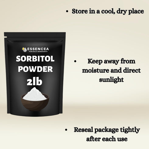 2lb (32 [Packing Sorbitol Powder by Essencea Pure Bulk Ingredients | Sugar-Free Sweetener | Sugar Substitute, Low