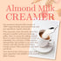 ASAHI CLUB 3.5 oz, Organic Almond Milk Creamer Unsweetened Dairy-Free, Plant-Based Coffee Creamer