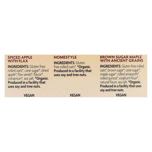 12x 11.3OZ Nature's Path Oatmeal GF Var Pk