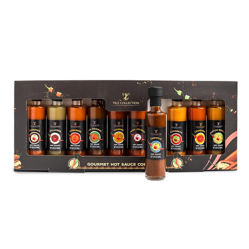 Set -10 Sets Chilli, Hot Sauce Gift Flavours, Hot Sauce Bottles, Food Gift For Men, Women, Vegan |Gourmet Chilli Sauces