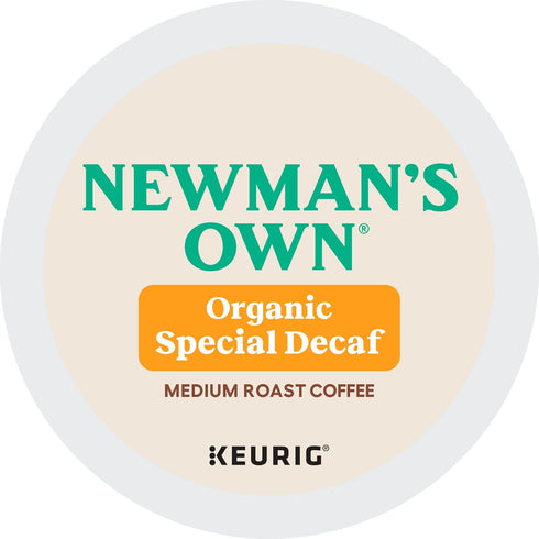 24 Count Newman's Own Organics Special Blend Decaf, Single-Serve Keurig K-Cup Pods, Medium Roast Coffee